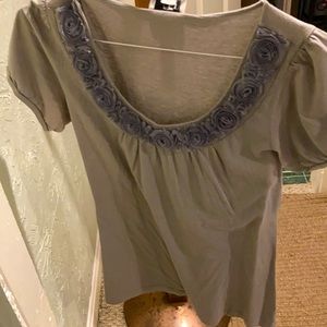 Loft cotton top size medium in grey